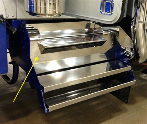 kenworth stainless steel battery box|kenworth t800 battery box step.